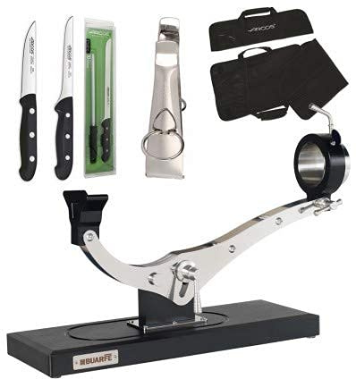 Buarfe JAMONERO Elite Inoxidable Basculante Giratorio + Regalos