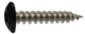 Vis penture 6x60 mm Inox A2 gris anthracite RAL 7016 par 50