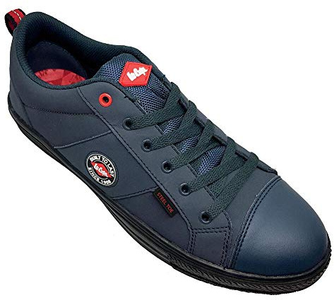 Lee Cooper Arbetskläder SB/SRA retro basebollkänga, unisex modern styling säkerhetssko arbete säkerhetssko