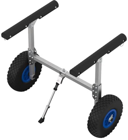 SUPROD Kanuwagen Bootswagen SUP-Transportwagen Aluminium KW260, schwarz/blau