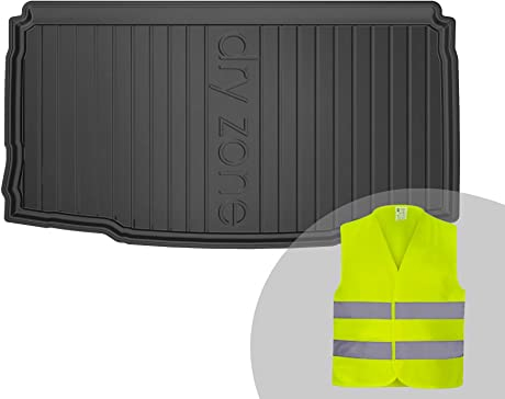 FROGUM DryZone Gummimatte Ganzjährige Praktische Auto Kofferraummatte Kofferraumwanne passend für SEAT Ibiza V ab 2017 | Hohe Kante | Robust und langlebig