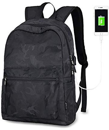 XIANGFABB Mochila Mochila For Portátil De Gran Capacidad De Los Hombres De Cargador Mochila Impermeable Viajes De Negocios Mochilas For La Escuela Bolsas USB