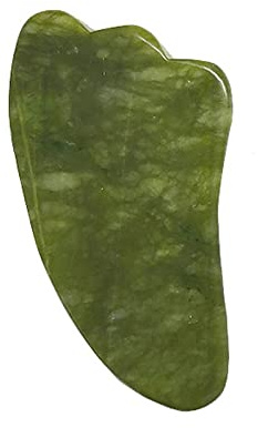 Rouleau de massage en jade naturel pour le visage Guasha - Type 6