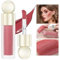 Lucoss Blush Liquido in Crema - Fard Make Up Pesca Rosa Lunga Durata Impermeabile e Dall'aspetto Naturale, Non Appiccicoso