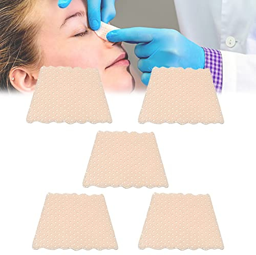 Stecche nasali termoplastiche, protezione di supporto esterno del naso per frattura del naso, settoplastica per rinoplastica, otorinolaringoiatriche, 5 pezzi (M)