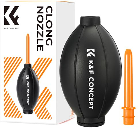 K&F CONCEPT Air Blower, Dust Cleaner, Dust Blower, Lens Blower, Air Blaster for Digital, DSLR, SLR Cameras, Camera Lenses and Sensitive Electronics, Clean Duster, Lens Cleaner, Eyepieces