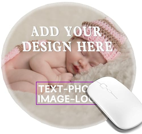 Tapis de souris personnalisé avec support de poignet, tapis de souris ergonomique personnalisé, ajouter des photos et du texte personnalisés, base antidérapante, coussin en gel confortable pour bureau