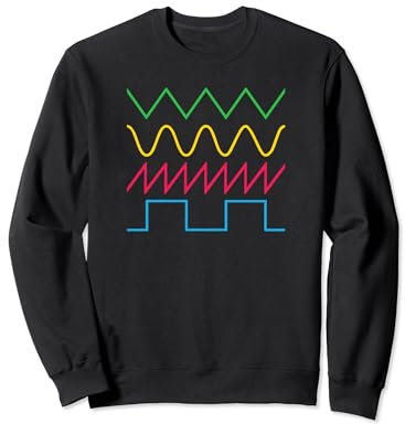 Waveform Modularer Synthesizer Analoge Bleep Audiowaves Sweatshirt