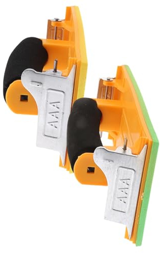 ORFOFE 2stücke Sandpapierhalter Mit Ergonomischem Griff Handheld Schleifpapierrahmen Für Trockenbau Und Mehr Rutschfest Und Leicht Für Präzises Schleifen