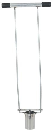 KiBcsLic Plantador Manual de plántulas y bulbos, Herramienta para el Cuidado del césped, Estilo C