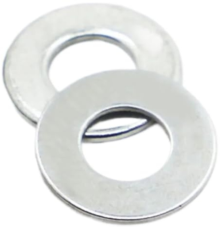 Graiting 10/100 Pezzi Rondella Piatta in Acciaio zincato Guarnizione Semplice M2-M20(10pcs M20)