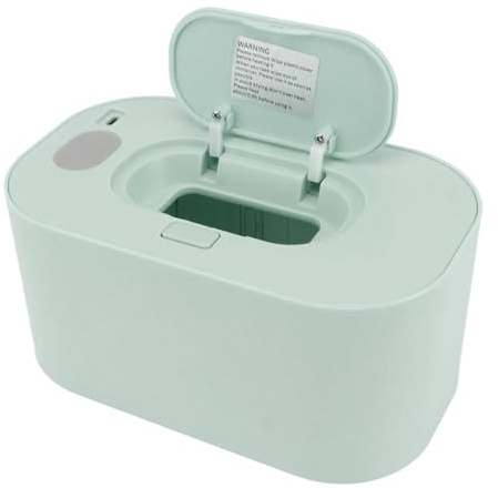 Ejoyous Pulisci più Caldi, Salviettine Calde, Distributore di Pulizia, Piastra Superiore Riscaldante Alimentato USB, Ampia compatibilità, Design Sigillato, Salviette Umide, Ricarica USB, Cambi del