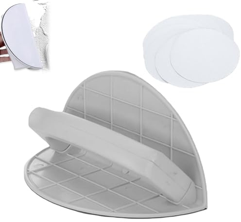 Cale à poncer angle – outil de ponceuse d'angle semi-circulaire multifonctionnel avec 10 disques abrasifs – outil de ponçage manuel de détails portatif, parfait pour coins et surfaces planes