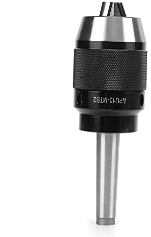 3-Jaw Self‑Tightening Drill Chuck Back-Pull Lathe Tool for Taper Holes Drilling APU13-MTB2