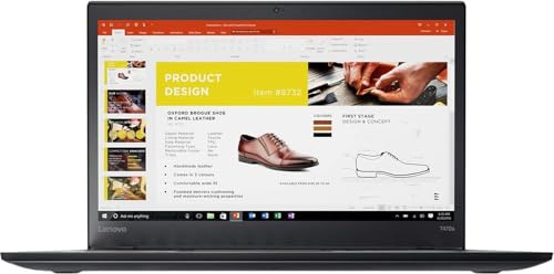 Lenovo ThinkPad T470s Business Laptop, 14 Zoll FHD (1920x1080), Intel Core i5-7300U, 8 GB RAM, 256 GB SSD, QWERTY Tastatur, Windows 11 Pro (Generalüberholt)
