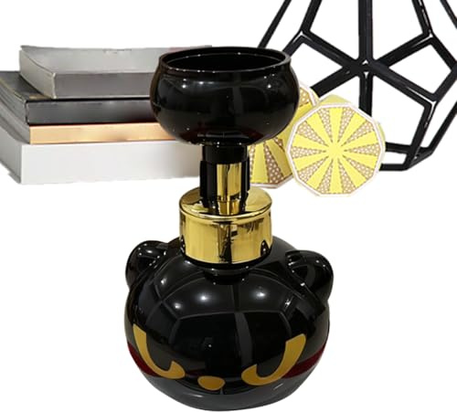 Kustimantu Dispenser di sapone da bagno - Dispenser di sapone schiumoso con di gatto per cucina | Bottiglia con pompa ricaricabile per detersivo liquido per bambini e adulti