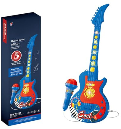 Studio Micro Karaoke Enfant,Enceinte Karaokes Micro sans Fil,Micro Karaoke avec Éclairage LED Amusant et Haut Parleur Intégré, Parfait pour Les Chanteurs (E)