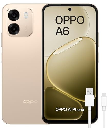 OPPO Smartphone A6 6GB + 256GB, Cámara 50MP, Batería 6550 mAh