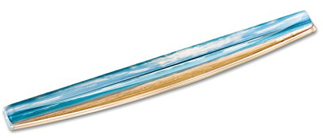 Fellowes Photo Gel Tastatur Handauflage mit Microban-Schutz, Sandy Beach (9179401)