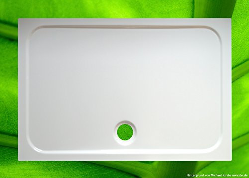 Piatto doccia 120 X 80 Box Doccia 80 X 120 rettangolo doccia vasca da bagno 120 x 80 x 2,5 cm