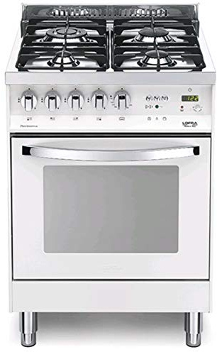 Lofra PBP66MFT/C Cucina a Gas, Bianco/Perla