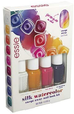 Essie Nagellack- Silk WaterColor 4pc Mini - Swept Away - 4 X 5ml, 1er Pack (1 x 14 g)
