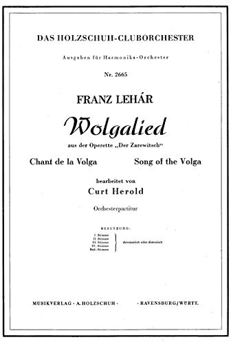 WOLGALIED : FUER HARMONIKA- (AKKORDEON)ORCHESTER PARTITUR