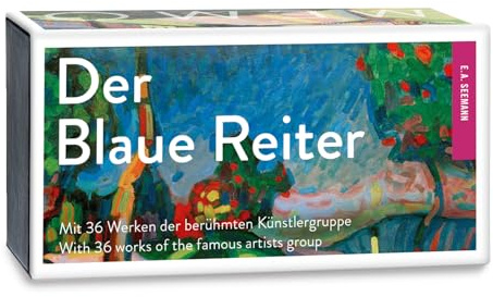 Der Blaue Reiter Memo | Gedächtnisspiel mit 36 Werken der berühmten Künstlergruppe | Matching Game with 36 Works by the Famous Group of Artists