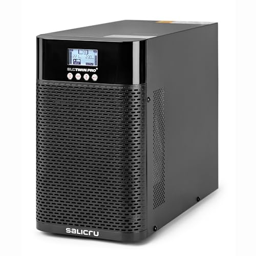 Salicru SLC 2000 Twin PRO2 – Sistema de Alimentación Ininterrumpida (SAI/UPS) de 2000 VA On-Line Doble conversión, Negro