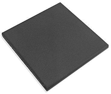 Black Quarry Fireplace Hearth Tiles (146mm x 146mm)