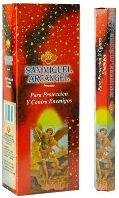 SAC Incienso San Miguel ARCANGEL Original 6 Cajas X 20 Sticks