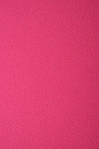 Netuno 100x cartoncino strutturato rosa scuro formato A4 21 x 29,7 cm 220g Prisma Ciclamino carta creativa ruvida con superficie feltromarcata cartoncino colorato per lavoretti biglietti