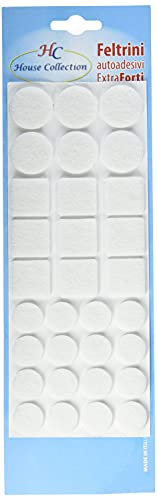 House Collection, Set di Feltrini Adesivi, Linea Brico, Misura Maxi, Colori Assortiti