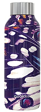 Quokka Flasche Trinkflasche aus Edelstahl SOLID Violet Wings 510 ml, Metall, bunt