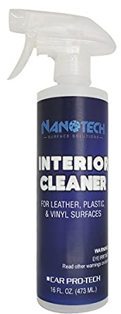 Nanotech Surface Solutions Interior Cleaner - All Purpose Interior Detailer - Car Dashboards, Leather, Vinyl, Plastic, Metal - Cleans Without Leaving Greasy Finish (16 Oz.)