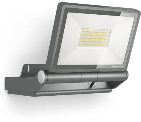 Steinel Projecteur LED extérieur XLED PRO ONE Plus anthracite, 4370 lm projecteur, projecteur en aluminium, panneau orientable