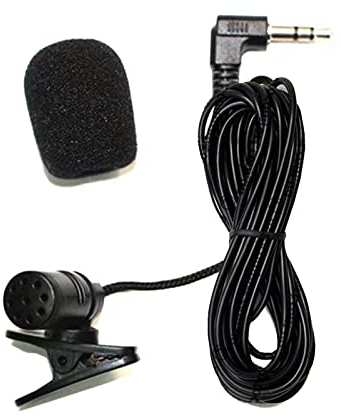 Microphone Externe Bluetooth,Autoradio Microphone Externe,Micro Autoradio,Micro Cravate,Voiture Microphone Stéréo,Micro Voiture,Microphone Externe Main Libre Jack,Microphone Portable pour Autoradio
