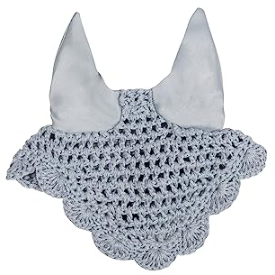 HKM SPORTS EQUIPMENT Hobby Horse Fliegenhaube Grau