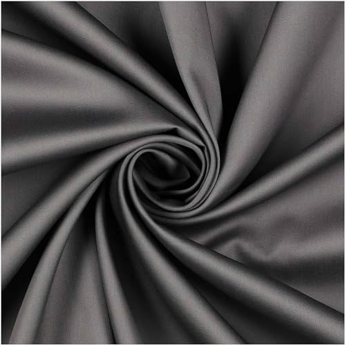 Baumwoll-Satin ab 50x150cm unifarben Oeko-Tex zertifiziert Meterware Baumwollstoff Satinstoff
