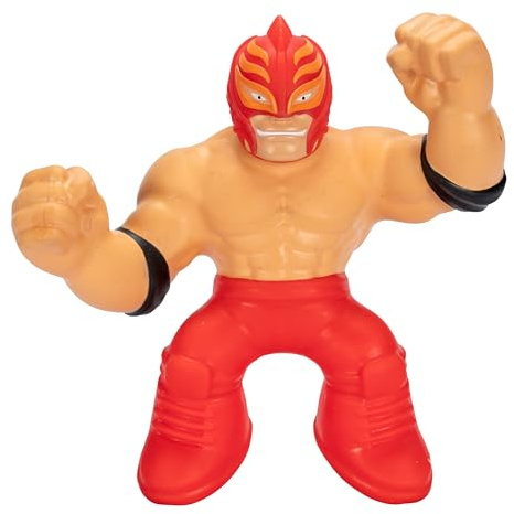 Heroes of Goo Jit Zu WWE Stretchy Superstar Rey Mysterio, Stretch This Amazing WWE Goo Filled Figure of Rey Mysterio With Unique Superstar Gel Filling.