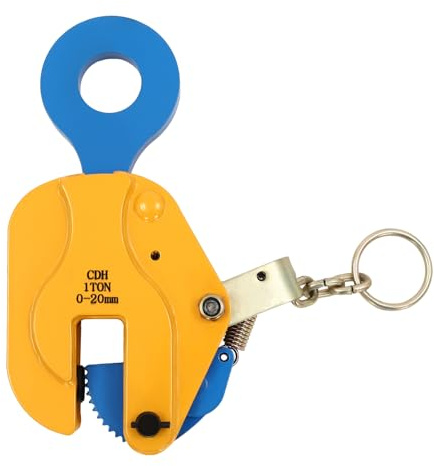 Abrazadera de elevación, pinza de chapa vertical, 0 – 20 mm, abrazadera para levantar y transportar, abrazadera de placa vertical, abrazadera de chapa, abrazadera de elevación, abrazadera vertical de