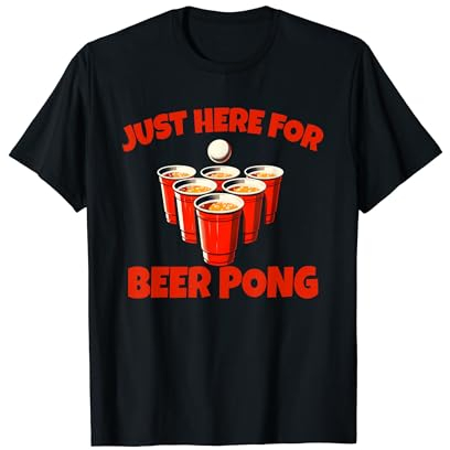Bierpong-Trinken, College-Party, Beerpong T-Shirt