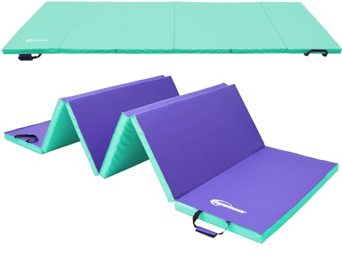 eyepower 300x100 Klappbare Turnmatte für Zuhause - Gymnastikmatte Dicke 5cm - Weichbodenmatte Klappbar - Turnmatte Kinder Outdoor Sport Matratze Sportmatte Klappbar Fitness Matte Yogamatte Dicke 5cm
