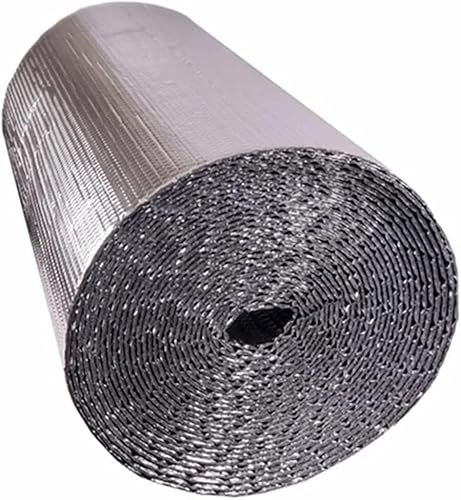 Isolierende Luftpolsterfolie, Selbstklebende isolierende Luftpolsterfolie, isolierende Luftpolsterfolie for Fußböden und Dachböden(0.5m)