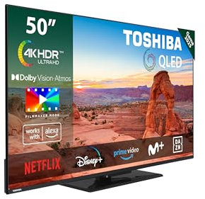 Toshiba Smart TV 50QV3463DG 4K Ultra HD QLED 50 tum