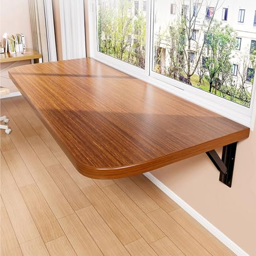 LRHELPBNR Wandtisch Klappbar, Wandklapptisch Für Küche Zimmer Wohnzimmer Kinderzimmer, Kleiner Wandtisch Für Küche, Balkon Outdoor(A,80x30cm/31.5x12in)