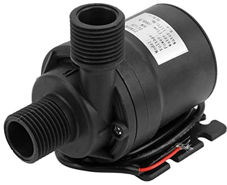 Pompa acqua senza spazzole DC 12V, flusso 9500 giri/min Testa pompante Pompa acqua silenziosa, Pompa olio sommergibile centrifuga, 1000LH 8M/26ft, per Acquario Fontana Piscina