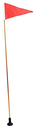 Happyyami 1ensemble Drapeau De Sécurité Professionnel Avec Pôle Multi-fonction Pour Kayak Et Accessoires De Bateau Léger Base Et Vis