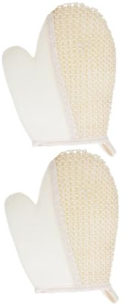 OFFIGAM 2pièces de Bain pour Garçon Fille Sisal de Douche Imperméables Exfoliants pour Corps et Dos