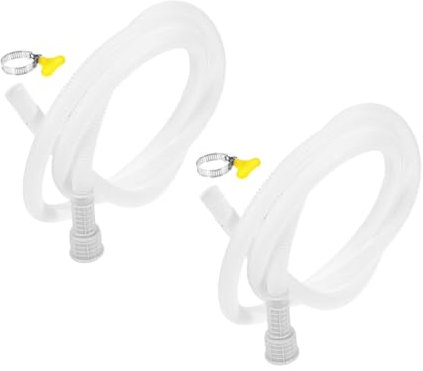 Homoyoyo 2 Piezas Drenaje De La Lavadora Tuberías Manguera De Drenaje De Aire Acondicionado Portátil Extensión De Manguera De Drenaje Tubo De Drenaje Flexible De Polivinilo